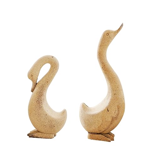 HEALLILY 1 Paar DIY Holz Tierfigur Gans Unbehandeltes Holz Ornament für Schreibtischdekoration Bastelprojekt für Zuhause für Familie Kreatives Malen und Gestalten HEALLILY 1 Paar DIY Holz Tierfigur Gans Unbehandeltes Holz Ornament für Schreibtischdekoration Bastelprojekt für Zuhause für Familie Kreatives Malen und Gestalten von HEALLILY