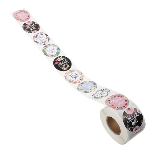 HEALLILY 1 Rolle Danke Aufkleber selbstklebende etiketten buch sticker Geschenkaufkleber labels stickers Einladung Danke Stempel Etiketten zum Verschließen von Beuteln abdichtende Aufkleber HEALLILY 1 Rolle Danke Aufkleber selbstklebende etiketten buch sticker Geschenkaufkleber labels stickers Einladung Danke Stempel Etiketten zum Verschließen von Beuteln abdichtende Aufkleber von HEALLILY