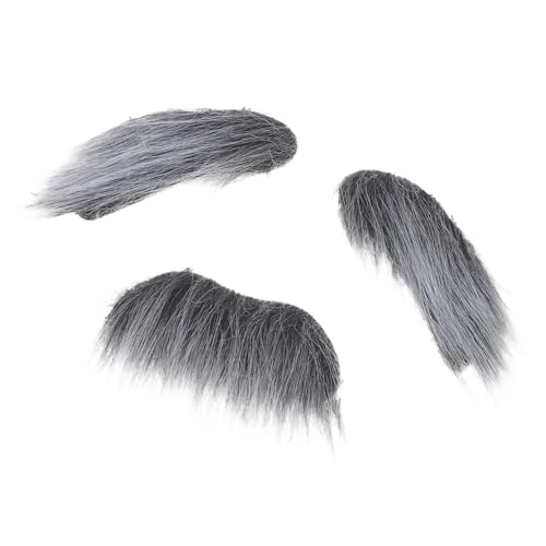 HEALLILY 1 Satz Selbstklebendes Fake Beard und Augenbrauen Set Realistische Halloween Kostümaccessoires für Cosplay Maskerade und Partys Lustige Requisiten für Männer Teilig Weiß HEALLILY 1 Satz Selbstklebendes Fake Beard und Augenbrauen Set Realistische Halloween Kostümaccessoires für Cosplay Maskerade und Partys Lustige Requisiten für Männer Teilig Weiß von HEALLILY