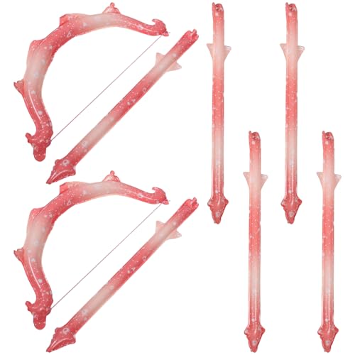 HEALLILY 1 Set Ballonzubehör Herzförmige Ballons Romantische Pfeildekoration Partyballons Partygeschenkpfeile Requisiten Für Valentinstagsfeiern Aufblasbare Partyartikel Rosa HEALLILY 1 Set Ballonzubehör Herzförmige Ballons Romantische Pfeildekoration Partyballons Partygeschenkpfeile Requisiten Für Valentinstagsfeiern Aufblasbare Partyartikel Rosa von HEALLILY