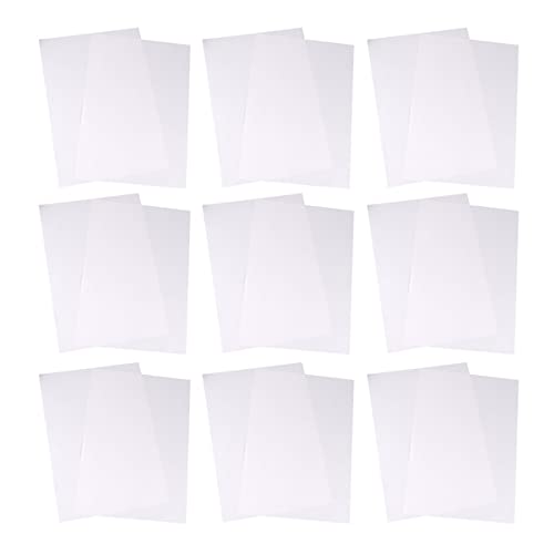 HEALLILY 100 Blatt Diamant Malerei Trennpapier weiß A4 doppelseitiges Trennpapier antihaftbeschichtet Diamant Malerei Abdeckung Ersatzpapier (weiß) von HEALLILY