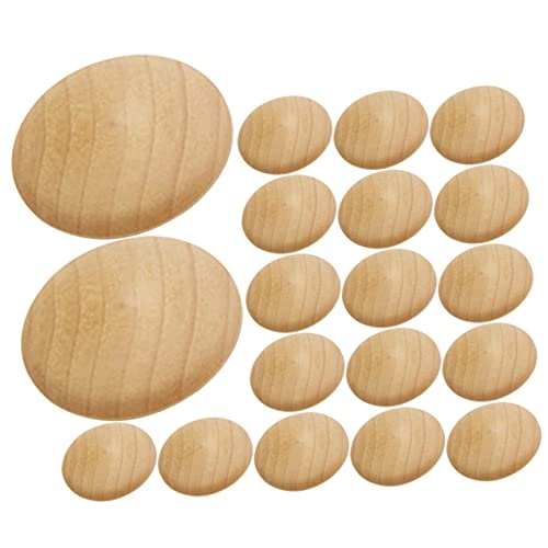 HEALLILY 100Stücke Holzlochkappen Möbelstopfen Wiederverwendbar Abdeckstopfen für Schraubenlöcher für Schränke Kommoden Holzprojekte aus Hochwertigem Holz Gefertigt von HEALLILY