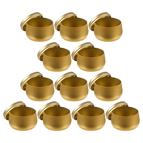 HEALLILY 12 Stück Kerzendosen, Weißblech, leere Dosen, Kerzendosen, Bonbons, Weißblech, Retrodosen für die Herstellung von Kerzen, Weißblech, Kerzendosen mit Deckeln HEALLILY 12 Stück Kerzendosen, Weißblech, leere Dosen, Kerzendosen, Bonbons, Weißblech, Retrodosen für die Herstellung von Kerzen, Weißblech, Kerzendosen mit Deckeln von HEALLILY