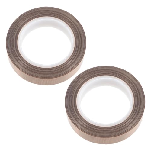 HEALLILY 2 Rollen Teflonband Isolierbänder Vakuumierband Ersatz-dichtungsband Ptfe-bänder Klebeband Für Vakuumierer Ptfe-band Für Versiegelung Ptfe-band Für Vakuumierer Dichtband von HEALLILY