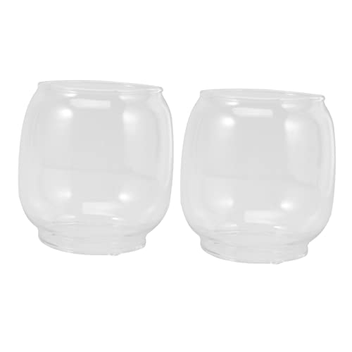 HEALLILY 2 Stück Öllampen Schirm Retro Kerosinlampe Schutzglas für Dekorative Petroleumlampe Langlebiges Bruchsicheres Material für Stilvolle Beleuchtung HEALLILY 2 Stück Öllampen Schirm Retro Kerosinlampe Schutzglas für Dekorative Petroleumlampe Langlebiges Bruchsicheres Material für Stilvolle Beleuchtung von HEALLILY