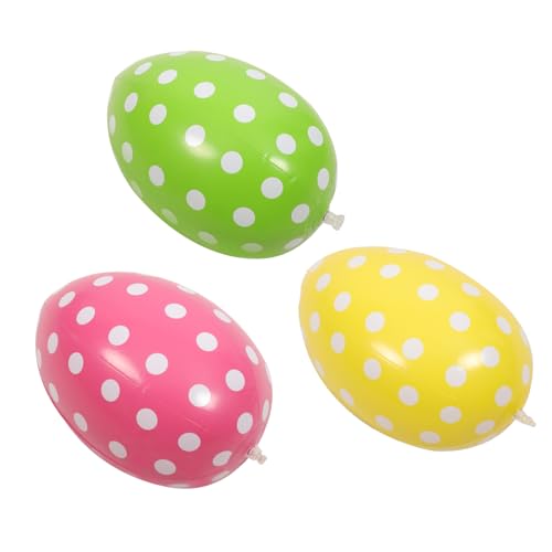 HEALLILY 3 Stück Teiliges Aufblasbare Eier Luftballons Bunte Osterdeko für Garten Terrasse und Kinderparty Wetterfestes Material Rosa Gelb Grün Frühlingsdekoration HEALLILY 3 Stück Teiliges Aufblasbare Eier Luftballons Bunte Osterdeko für Garten Terrasse und Kinderparty Wetterfestes Material Rosa Gelb Grün Frühlingsdekoration von HEALLILY