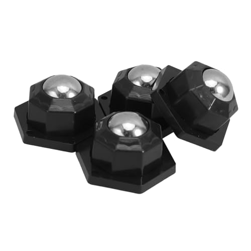 HEALLILY 4 Stück Selbstklebende Mini-lenkrollen, Geräterollen, Lenkrollen Für Möbelbeine, Leise Universalräder Für Aufbewahrungsboxen, Mülleimer Und Den Einsatz Im Homeoffice von HEALLILY
