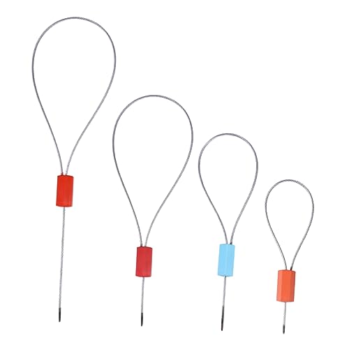 HEALLILY 50 Stück Stahlseile für Cargo Siegel Hochsichere Zuverlässige Versiegelung für Express Supermärkte und Häfen Zufällige Farben Robustes Design Zufällige Farbe Zufällige Farbe von HEALLILY