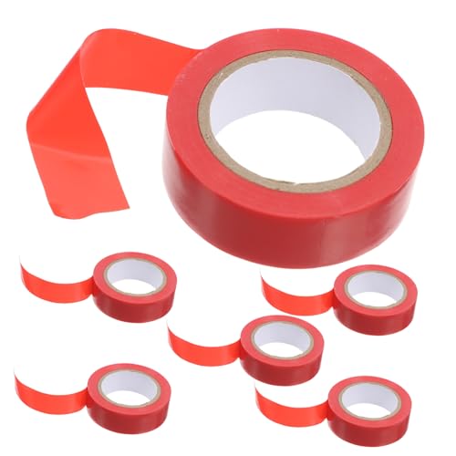 HEALLILY 6 Rollen Pvc-isolierband, Flammhemmendes Elektroband, Starkes Klebeband Für Heimwerker, Kfz-kabelbäume Und Elektriker von HEALLILY