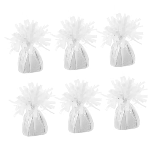 HEALLILY 6 Stück Ballongewichte für Hochzeiten und Partys Weiße für Tischdekoration Beschwerer für Helium und Latexballons für Feste und Feiern HEALLILY 6 Stück Ballongewichte für Hochzeiten und Partys Weiße für Tischdekoration Beschwerer für Helium und Latexballons für Feste und Feiern von HEALLILY