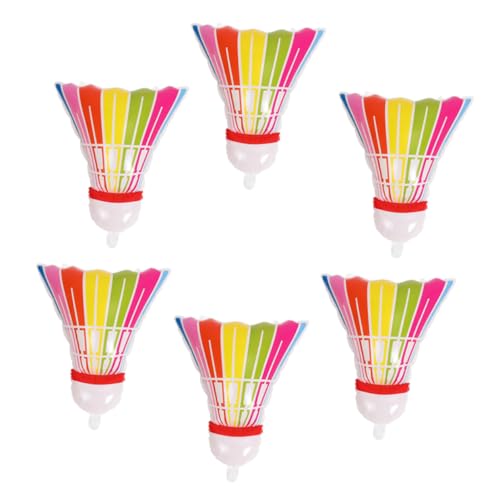 HEALLILY Badminton-Folienballons, Partydekoration, Sportthema, Geburtstag, Luftballons, Mehrzweck, einfach zu installieren, bunt, klein, 6 Stück HEALLILY Badminton-Folienballons, Partydekoration, Sportthema, Geburtstag, Luftballons, Mehrzweck, einfach zu installieren, bunt, klein, 6 Stück von HEALLILY