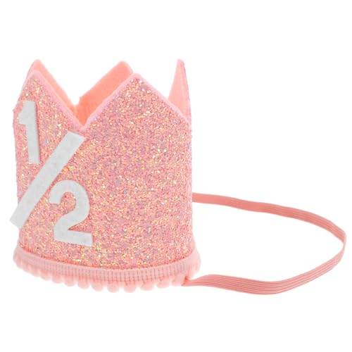 HEALLILY Geburtstag Krone Hut Rosa Gold Dekorative Party Kappe für Jungen und Mädchen und Bequem für Ersten Geburtstag und Festliche Anlässe HEALLILY Geburtstag Krone Hut Rosa Gold Dekorative Party Kappe für Jungen und Mädchen und Bequem für Ersten Geburtstag und Festliche Anlässe von HEALLILY