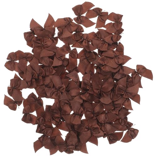 HEALLILY Kleine Schleifen, 100 Stück, Mini-Schleifen, Satin, Nähen, Scrapbooking, Hochzeit, Basteln, Haar-Accessoires, Basteln, Applikationen, Kaffee HEALLILY Kleine Schleifen, 100 Stück, Mini-Schleifen, Satin, Nähen, Scrapbooking, Hochzeit, Basteln, Haar-Accessoires, Basteln, Applikationen, Kaffee von HEALLILY