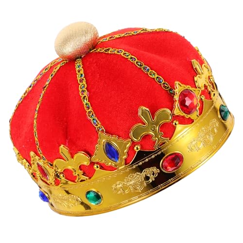 HEALLILY Königskronen Hut für Maskeraden Vielseitige Kopfbedeckung für Partys und Aufführungen für Jungen und Bringt und Königliches Flair von HEALLILY