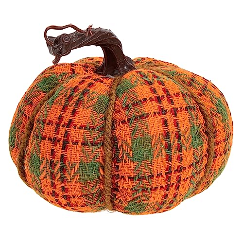HEALLILY Kürbis Deko Ornament aus Hochwertigem Stoff für und Halloween Feiern Vielseitige Tisch und Fensterdekoration für Zuhause Schule und Garten Leicht zu Lagern Sorgt für Festliche von HEALLILY
