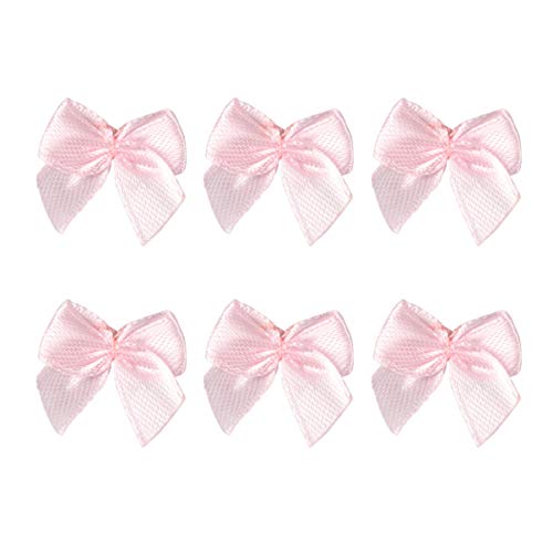 HEALLILY Mini-Schleifen, Satin, zum Nähen, Scrapbooking, Hochzeit, Bastelarbeiten, Haar-Accessoires, zum Basteln, Applikationen, Pink, 100 Stück HEALLILY Mini-Schleifen, Satin, zum Nähen, Scrapbooking, Hochzeit, Bastelarbeiten, Haar-Accessoires, zum Basteln, Applikationen, Pink, 100 Stück von HEALLILY