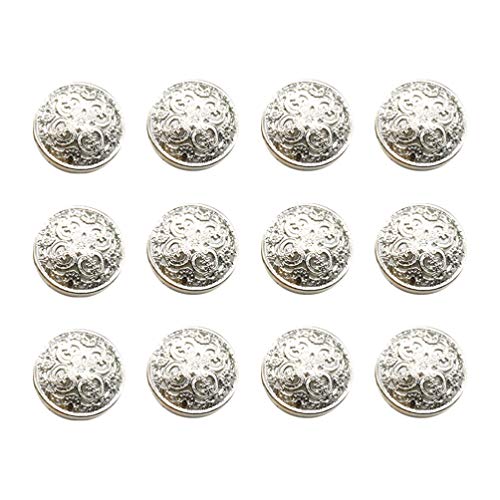 HEALLILY Pack of 30 Vintage Antique Metal Blazer Buttons with Shaft Coats Buttons Jacket Buttons Shirt Suit Trousers Buttons Round Buttons for DIY Crafts 20 mm HEALLILY Pack of 30 Vintage Antique Metal Blazer Buttons with Shaft Coats Buttons Jacket Buttons Shirt Suit Trousers Buttons Round Buttons for DIY Crafts 20 mm von HEALLILY