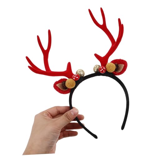 HEALLILY Rentier Geweih Haarreif Weihnachtsstirnband Festlich Unisex Kopfschmuck Komfortabel für Party Karneval Erwachsene Frauen Männer HEALLILY Rentier Geweih Haarreif Weihnachtsstirnband Festlich Unisex Kopfschmuck Komfortabel für Party Karneval Erwachsene Frauen Männer von HEALLILY