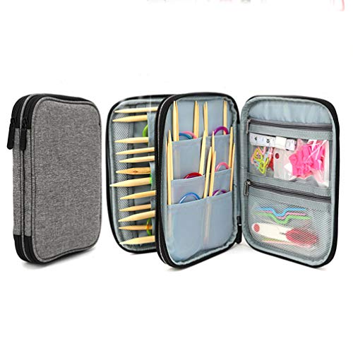 HEALLILY Rundstricknadeln Organizer Fall Häkelnadeln Und Strickzubehör Reißverschlusstasche Leicht zu Tragen für DIY Basteln 1Set HEALLILY Rundstricknadeln Organizer Fall Häkelnadeln Und Strickzubehör Reißverschlusstasche Leicht zu Tragen für DIY Basteln 1Set von HEALLILY