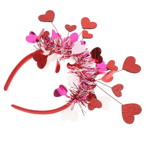 HEALLILY Valentinstag Herz Haarreif Rot Glitzer Party Haarreif Festlicher Haarschmuck Hochzeit Fotorequisite Einzigartiges Stirnband Damen Accessoire HEALLILY Valentinstag Herz Haarreif Rot Glitzer Party Haarreif Festlicher Haarschmuck Hochzeit Fotorequisite Einzigartiges Stirnband Damen Accessoire von HEALLILY