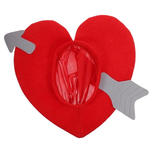 HEALLILY Valentinstag Herz Kopfbedeckung mit Amor Pfeil Design Romantischer Partyhut für Paare Bequem Rot Liebe Accessoire für Fotos Geburtstage Hochzeiten und Termine HEALLILY Valentinstag Herz Kopfbedeckung mit Amor Pfeil Design Romantischer Partyhut für Paare Bequem Rot Liebe Accessoire für Fotos Geburtstage Hochzeiten und Termine von HEALLILY