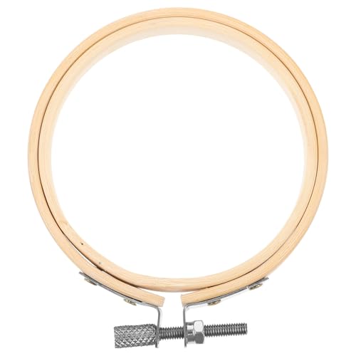 Stickrahmen aus Bambus, 8 cm, Trommel, zum Selbermachen, Kreuzstich, traditionelles chinesisches Nähwerkzeug, Beige Stickrahmen aus Bambus, 8 cm, Trommel, zum Selbermachen, Kreuzstich, traditionelles chinesisches Nähwerkzeug, Beige von HEALLILY