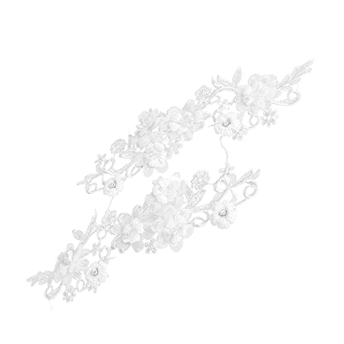 HEALSOPTHY 1 Paar Spitzenband selber machen Spitzenband Schleife Band Blumenspitze Braut als Dekoration hochzeitsdekoration wedding decoration Blumenspitzenbänder Hochzeitsband Weiß HEALSOPTHY 1 Paar Spitzenband selber machen Spitzenband Schleife Band Blumenspitze Braut als Dekoration hochzeitsdekoration wedding decoration Blumenspitzenbänder Hochzeitsband Weiß von HEALSOPTHY