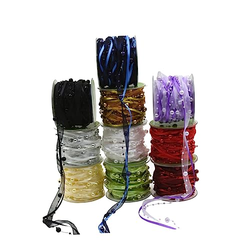HEALSOPTHY 1 Rolle Abschlussband grünes Chiffonband Bänder zum Verpacken Band für Bouquet grüne Geburtstagsdekoration Hochzeitsfeier liefert Band Blumenwickelbänder Green von HEALSOPTHY