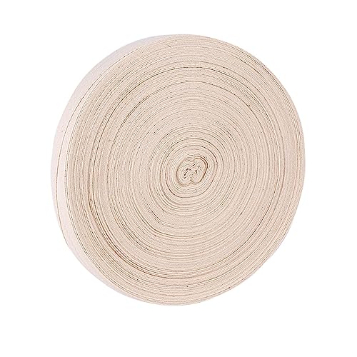 HEALSOPTHY 1 Rolle Alle Baumwoll -gurtband Reisen Gepäck Verpackungsbänder Taschen Tuch Bindung Fischgrätenmuster Nähen Gewebte Schleife Lang Wickeln Umreifung Baumwolle Beige HEALSOPTHY 1 Rolle Alle Baumwoll -gurtband Reisen Gepäck Verpackungsbänder Taschen Tuch Bindung Fischgrätenmuster Nähen Gewebte Schleife Lang Wickeln Umreifung Baumwolle Beige von HEALSOPTHY