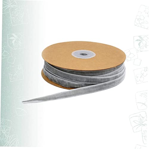 HEALSOPTHY 1 Rolle Beflockungsband Dekoration dekorativ Schleife Wickelband Bänder für Handwerk Samtband Geschenkverpackungsband Geschenkbänder ein Verpackungsband Grey HEALSOPTHY 1 Rolle Beflockungsband Dekoration dekorativ Schleife Wickelband Bänder für Handwerk Samtband Geschenkverpackungsband Geschenkbänder ein Verpackungsband Grey von HEALSOPTHY
