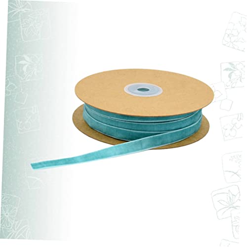 HEALSOPTHY 1 Rolle Beflockungsband Nähen rustikales Leinenband dünnes Band Samtband farbig bastelset basteln Geschenkbänder ein Verpackungsband Geschenkverpackungsband Blue HEALSOPTHY 1 Rolle Beflockungsband Nähen rustikales Leinenband dünnes Band Samtband farbig bastelset basteln Geschenkbänder ein Verpackungsband Geschenkverpackungsband Blue von HEALSOPTHY