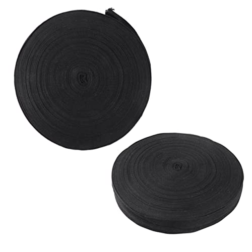 HEALSOPTHY 1 Rolle Breites Baumwoll -Gurtband Bund Stretch-Nähbänder wickeln lang Fischgrätenmuster Kleidungsband klebeband Baumwollband Festes Farbband weißes Band Black HEALSOPTHY 1 Rolle Breites Baumwoll -Gurtband Bund Stretch-Nähbänder wickeln lang Fischgrätenmuster Kleidungsband klebeband Baumwollband Festes Farbband weißes Band Black von HEALSOPTHY