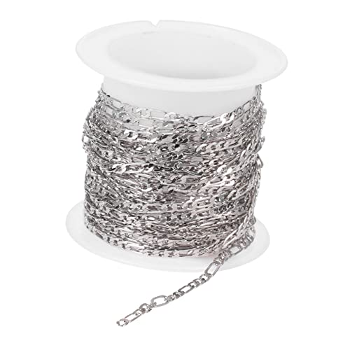 HEALSOPTHY 1 Rolle DIY Kupferkette für Schmuck Breit für Armbänder und Bastelprojekte Langlebig und Vielseitig Einsetzbar Perfektes Material für Kreative DIY Ideen von HEALSOPTHY
