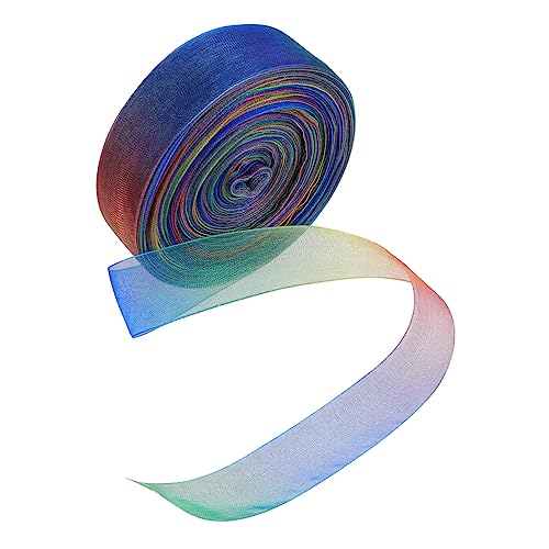 HEALSOPTHY 1 Rolle Farbverlauf Schnee Pastellband Dekoration Schleife dekorativ farbig seidenband ribbon decor geschenksband bandfeile Band für DIY Band zum Verpacken Polyester Colorful HEALSOPTHY 1 Rolle Farbverlauf Schnee Pastellband Dekoration Schleife dekorativ farbig seidenband ribbon decor geschenksband bandfeile Band für DIY Band zum Verpacken Polyester Colorful von HEALSOPTHY