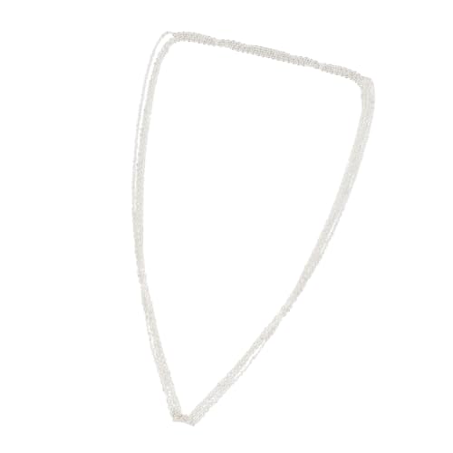 HEALSOPTHY 1 Rolle Gliederkette für Diy Schmuckherstellung Silberne Handarbeitsmaterialien für Ohrringe und Armbänder Leicht und Langlebig Verfärbung bei Richtiger Pflege von HEALSOPTHY