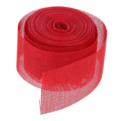 HEALSOPTHY 1 Rolle Gurtbandimitat Aus Leinen Wickeln Bänder Für Handwerk Kariertes Band Farbverlaufsband Dekorationen Weihnachtsband Streifen Mehrfarbig Bänder Zum Verpacken Rot Betäuben HEALSOPTHY 1 Rolle Gurtbandimitat Aus Leinen Wickeln Bänder Für Handwerk Kariertes Band Farbverlaufsband Dekorationen Weihnachtsband Streifen Mehrfarbig Bänder Zum Verpacken Rot Betäuben von HEALSOPTHY
