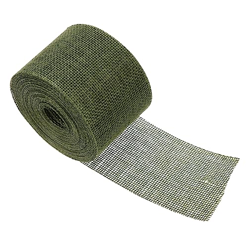 HEALSOPTHY 1 Rolle Gurtbandimitat aus Leinen Sackleinen bunt Jute Satinband zum Einwickeln Weihnachtsband seidenband ribbon ehering hohzeitdeko Blumenstrauß-Wickelband Schleife betäuben Green HEALSOPTHY 1 Rolle Gurtbandimitat aus Leinen Sackleinen bunt Jute Satinband zum Einwickeln Weihnachtsband seidenband ribbon ehering hohzeitdeko Blumenstrauß-Wickelband Schleife betäuben Green von HEALSOPTHY
