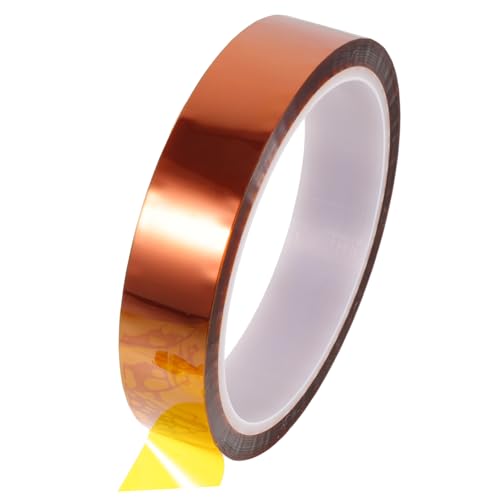 HEALSOPTHY 1 Rolle Hochtemperaturbeständiges Klebeband Für Bänder Wärmeübertragungsband Hitze Hochtemperaturband Schaltkreis Diy Klebeband Praktisches Wärmeband Polymerfolie Aus Polyimid HEALSOPTHY 1 Rolle Hochtemperaturbeständiges Klebeband Für Bänder Wärmeübertragungsband Hitze Hochtemperaturband Schaltkreis Diy Klebeband Praktisches Wärmeband Polymerfolie Aus Polyimid von HEALSOPTHY