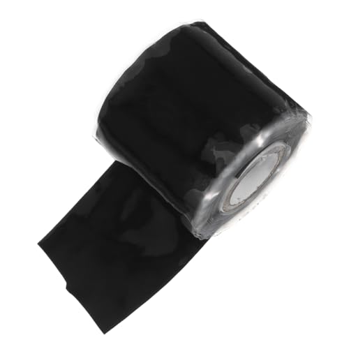 HEALSOPTHY 1 Rolle Hochtemperaturbeständiges Klebeband Wasserdichtes Reparaturband für Notfälle an Kühlschläuchen und Wasserrohren für Elektrische Isolierung und Abdichtung Schwarz Breit von HEALSOPTHY