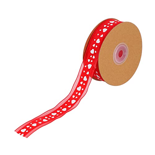 HEALSOPTHY 1 Rolle Liebesdruck Geschenkband Rotes Diy Bastelband für Valentinstag Hochzeit und Festliche Dekoration zum Verpacken und Gestalten von Geschenken HEALSOPTHY 1 Rolle Liebesdruck Geschenkband Rotes Diy Bastelband für Valentinstag Hochzeit und Festliche Dekoration zum Verpacken und Gestalten von Geschenken von HEALSOPTHY