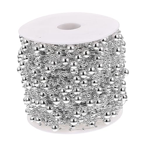 HEALSOPTHY 1 Rolle Perlenkette für Hochzeiten und Diy Dekorationen Perlenstränge für Tischmittelstücke Bouquets und Festliche Anlässe Einfache Anpassung der Robuste und Langlebige von HEALSOPTHY
