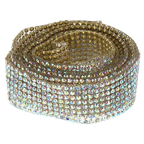 HEALSOPTHY 1 Rolle Rhinestone Wraps für Diy Kleidung Selbstklebendes Kristallband für Hochzeitsdekoration Reihig für Geschenkverpackungen und Bastelprojekte HEALSOPTHY 1 Rolle Rhinestone Wraps für Diy Kleidung Selbstklebendes Kristallband für Hochzeitsdekoration Reihig für Geschenkverpackungen und Bastelprojekte von HEALSOPTHY