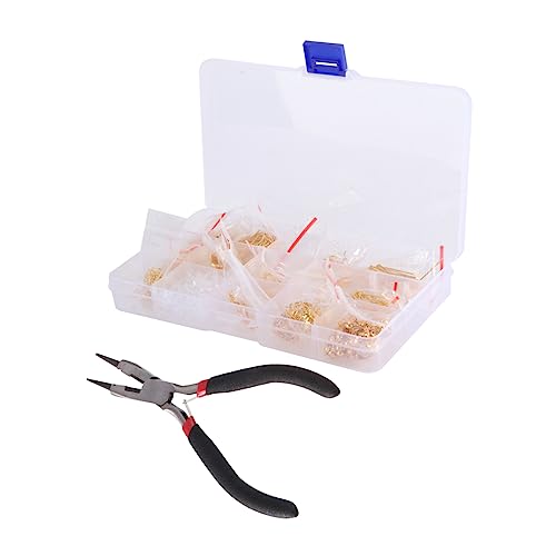 HEALSOPTHY 1 Satz DIY Armband mit Lobster Clips und Zange Schmuckzubehör für Armbänder und Handgemachte Bastelideen für und Familie von HEALSOPTHY
