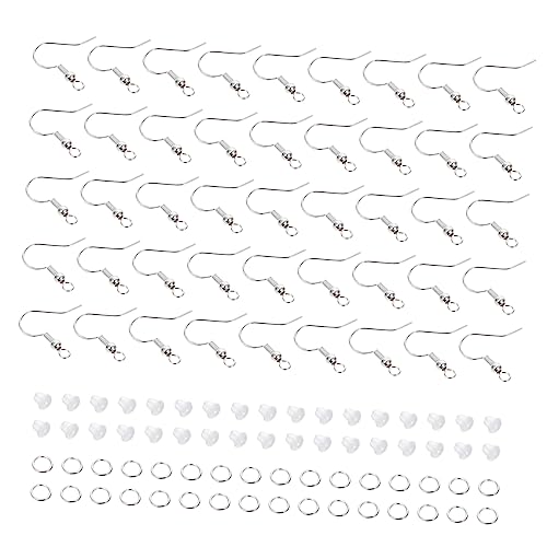 HEALSOPTHY 1 Satz Diy Ohrhaken und Ohrstecker Zubehör Hochwertige Handgemachte Ohrring Materialien für Schmuckgestaltung und Bastelprojekte von HEALSOPTHY