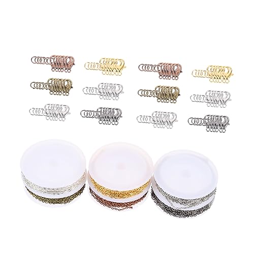 HEALSOPTHY 1 Satz Diy Schmuck Kettenverschluss Farben Lobster Clasp Verbindungsringe für Armbänder und Einfache Anwendung für Schmuckherstellung und Bastelprojekte von HEALSOPTHY