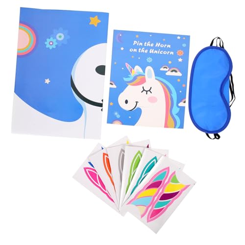 HEALSOPTHY 1 Satz Einhorn Party Spielset Lustiges Pin The Horn The Unicorn für Kreative Partydekoration Wiederverwendbar und Langlebig für Einhorn Mottopartys und Geburtstagsfeiern HEALSOPTHY 1 Satz Einhorn Party Spielset Lustiges Pin The Horn The Unicorn für Kreative Partydekoration Wiederverwendbar und Langlebig für Einhorn Mottopartys und Geburtstagsfeiern von HEALSOPTHY