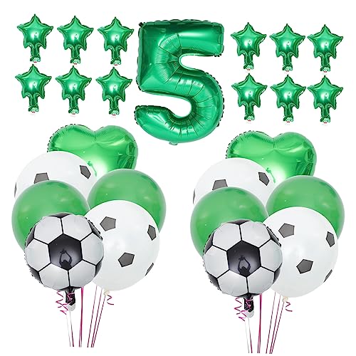 HEALSOPTHY 1 Satz Fussball Luftballons Fußball Folienballons für Kindergeburtstag Fußball Party Deko Dekoration für Jubiläums und Firmenfeiern HEALSOPTHY 1 Satz Fussball Luftballons Fußball Folienballons für Kindergeburtstag Fußball Party Deko Dekoration für Jubiläums und Firmenfeiern von HEALSOPTHY