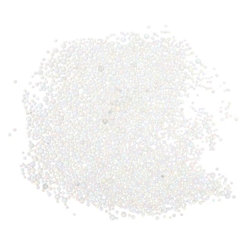 HEALSOPTHY 1 Satz Glasperlenfüller Kleine Perlen Zum Selbermachen Diy Liefert Maniküre Diy Zubehör Maniküre-ornament Dekorative Perlen Diy-perlen Nagel Diy Ornament Zubehör Bastelperlen von HEALSOPTHY