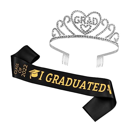 HEALSOPTHY 1 Satz Graduierungs-schultergurte Leere Schärpe Schultergurt Für Die Abschlussfeier Kleid Diademe Für Frauen Braut Stirnband Hochzeit Prom -schal Satinschärpe Satinstoff Silver HEALSOPTHY 1 Satz Graduierungs-schultergurte Leere Schärpe Schultergurt Für Die Abschlussfeier Kleid Diademe Für Frauen Braut Stirnband Hochzeit Prom -schal Satinschärpe Satinstoff Silver von HEALSOPTHY