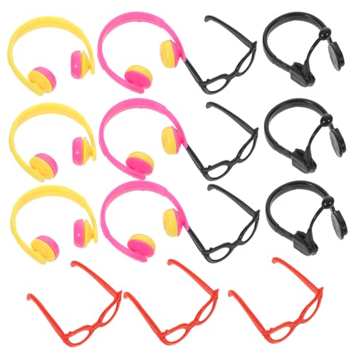HEALSOPTHY 1 Satz Puppen puppenzubehör Set Puppenkleidung Set Puppensonnenbrille schnapsgläser dekorative Glasdekore Puppe bastelt Headset-Dekorationen Brillen Plastik HEALSOPTHY 1 Satz Puppen puppenzubehör Set Puppenkleidung Set Puppensonnenbrille schnapsgläser dekorative Glasdekore Puppe bastelt Headset-Dekorationen Brillen Plastik von HEALSOPTHY
